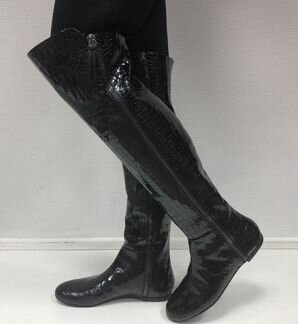 Ботфорты zanotti (лак)