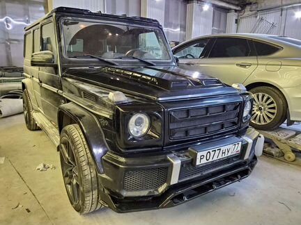 Тюнинг сплитер переднего бампера mercedes G63 463