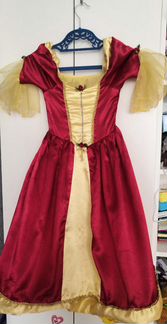Двустороннее платье принцессы Belle Disney 4 года