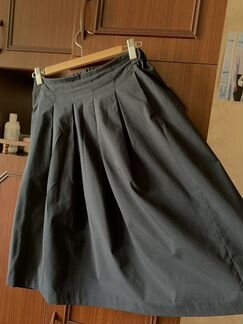 Юбка сине-черная, юникло