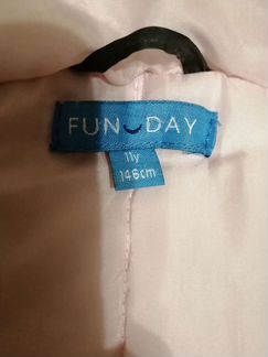 Куртка парка зимняя Fun Day для девочки 146 см