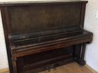 Антикварное пианино 19 века марки Gebr Perzina