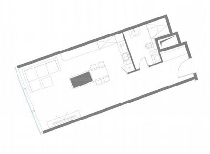 1-к апартаменты, 53.9 м², 74/95 эт.