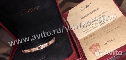 Золотой браслет 750 пробы с брил. 2.07 ct, 39 гр