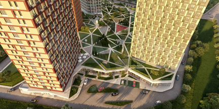 1-к апартаменты, 42.9 м², 19/21 эт.