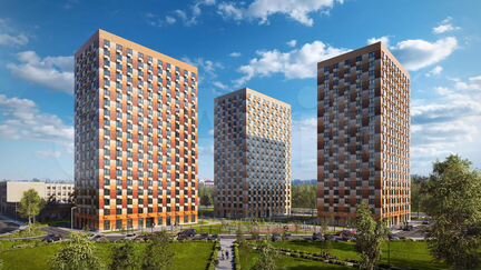 2-к квартира, 52.3 м², 4/19 эт.