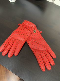 Кожаные перчатки boutique moschino