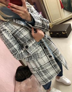 Твидовое пальто