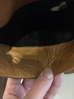 Сапоги Высокие, еврозима, рыжие, р.38