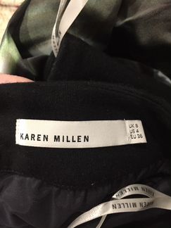 Юбка-карандаш с шелковой драпировкой Karen Millen