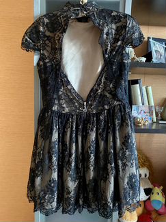 Платье кружевное брэндовое в стиле Valentino р. 46