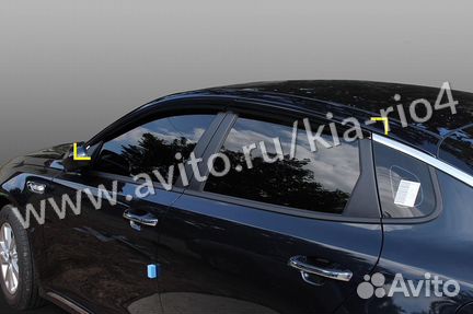 Дефлектора на окна Kia Optima JF 2016 - 2017