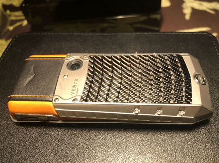 Vertu Ascent 2010 Carbon Fibre Orange оригинал