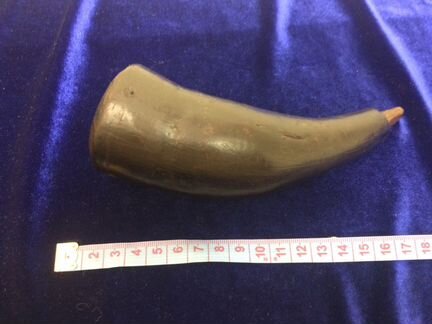 Антиквариат 19 век Охота ёмкость для дроби порохов