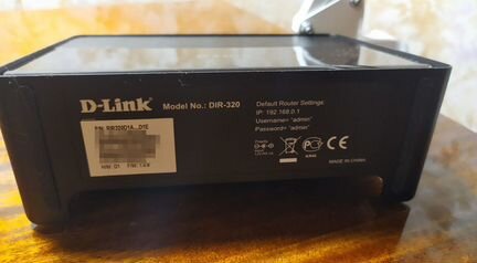 Wi-Fi роутер D-link DIR-320