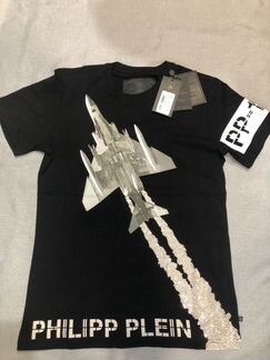 Футболка Philipp Plein оригинал самолёт стразы