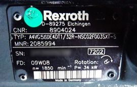 Гидронасос Rexroth A4VG90 для hamm 3516; 3520