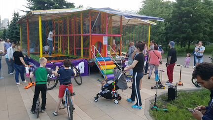 Мобильный парк развлечений на праздник