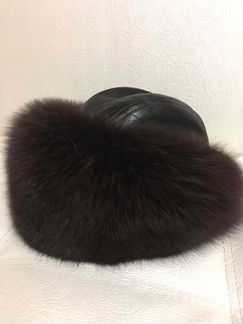 Шапка женская из песца