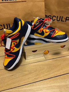 Nike Dunk Low Off-White University Gold, 12 US