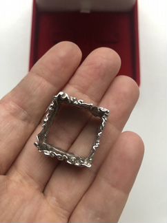 Серебряное кольцо с сапфирами