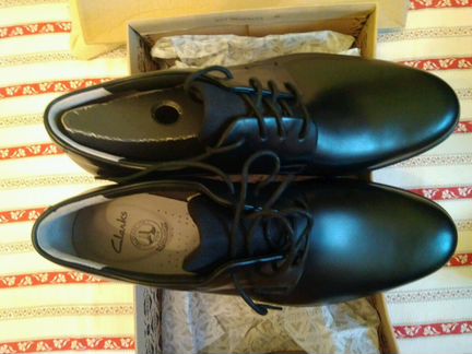 Новые ботинки туфли мужские Clarks 45 размер