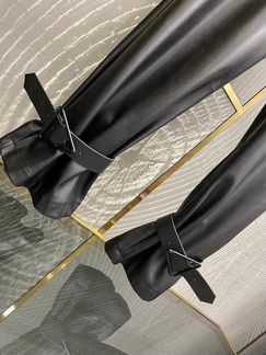 Брюки из эко - кожи bottega Veneta