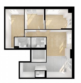 4-к квартира, 102.3 м², 15/26 эт.