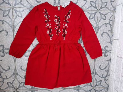 Платье h&m для девочки 98см