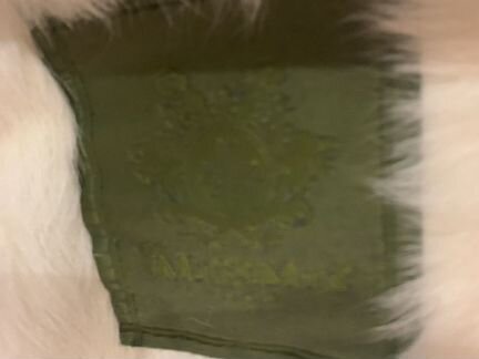 Парка вельвет тёплая