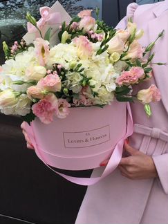 Цветы в коробке