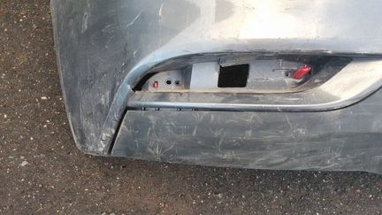 Бампер задний Kia Rio 3 хэтчбек 15-17