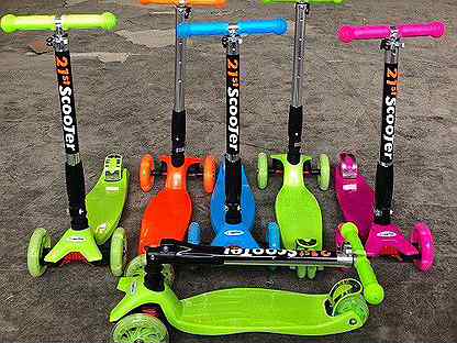 Самокат детский казань. 21st Scooter самокат 3-х колёсный. Самокат (кикборд) Scooter 21st Maxi трехколесный. Самокат четырехколесный детский.