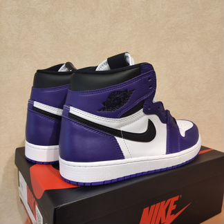Jordan 1 Retro High Court Purple White 9.5 US