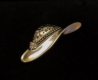 Винтажная Брошь Шляпка