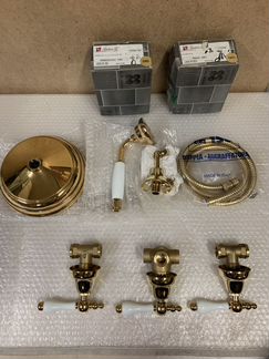 Душевая система Giulini praga Золото Италия