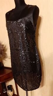 44 Платье коктейльное пайетки