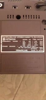 Магнитола Hitachi TRK-W3W