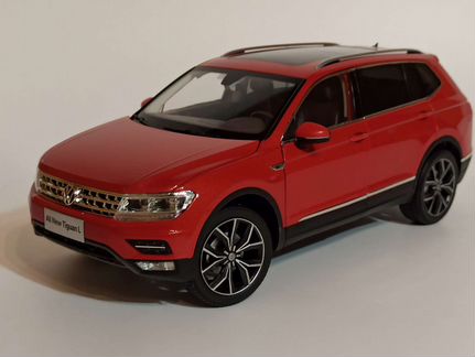 Volkswagen Tiguan 2019 Orange 1:18 Paudi