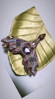 Брошь «Журавль»