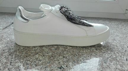 Итальянские кожанные кеды 41