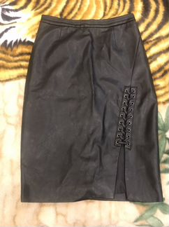 Кожаная юбка