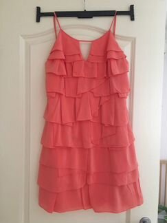 Платье коралловое