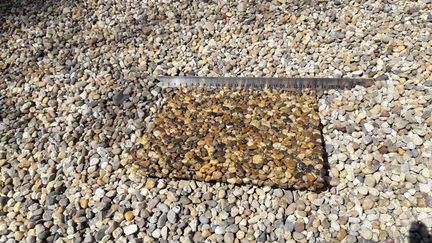 Галька цветная желтая 5-10 мм. Опт от 10 тонн