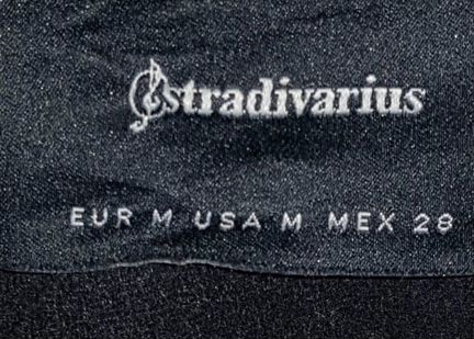 Чёрное Пальто Stradivarius