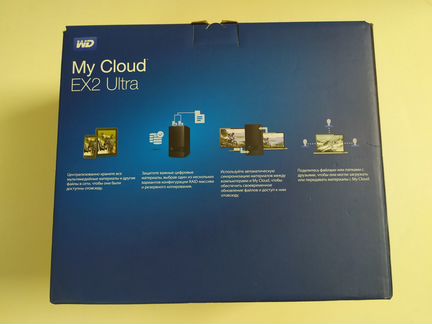 Хранилище Nas wd my cloud ex2 ultra без дисков