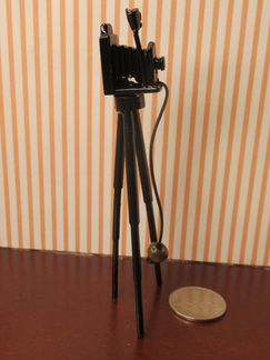 Фотокамера ретро для кукольного домика