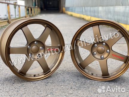 Те37 R18 5-112 matt bronze для VW Scirocco