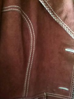 Пиджак -куртка. Винтаж -замша