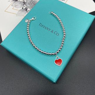Браслет Тиффани Tiffany Heart серебро сердце